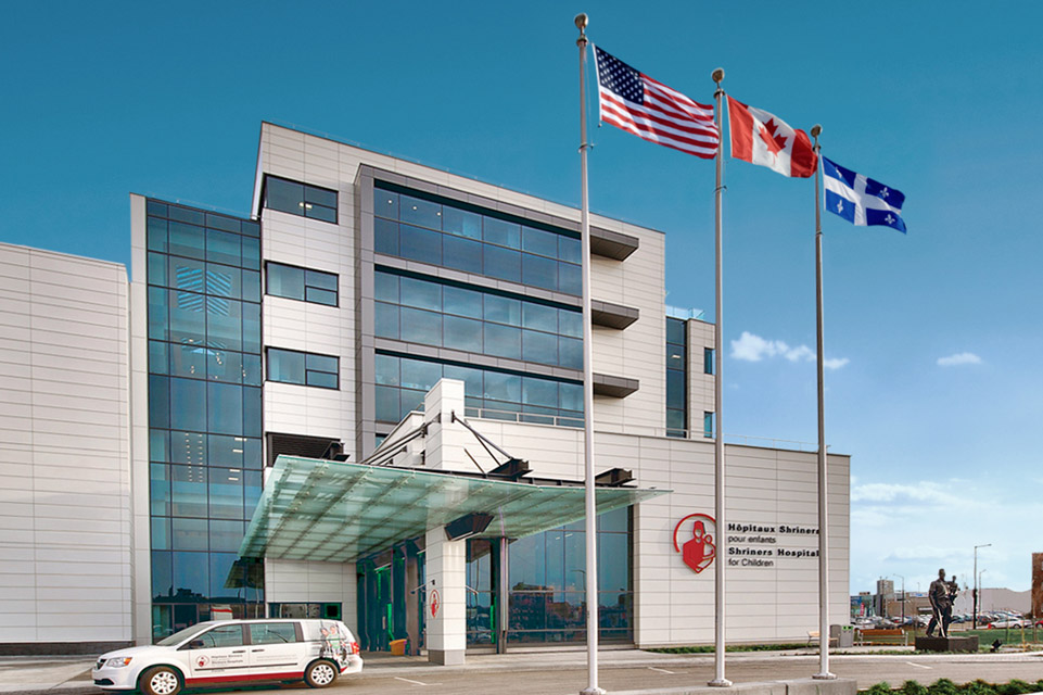 Exterior del hospital de Canadá
