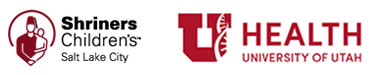 Shriners Children's logo, University of Utah logo