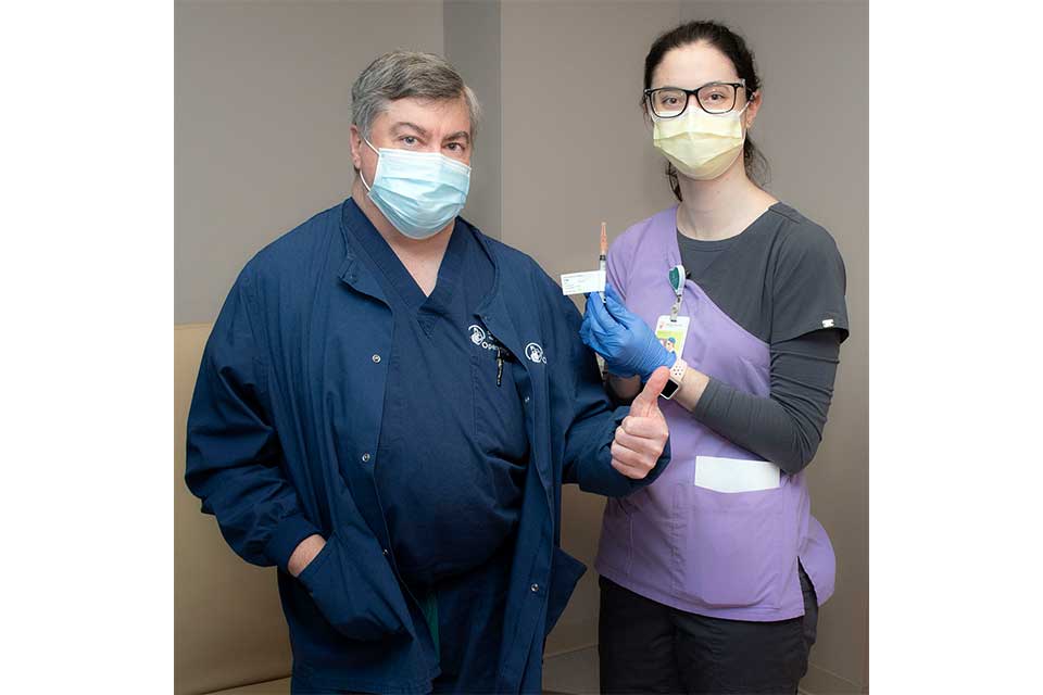 doctor mooney with staff member springfield