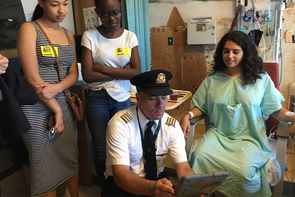 pilot with patient canada