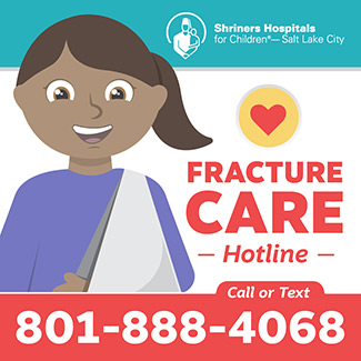 Image et numéro d’assistance pour les soins aux fractures