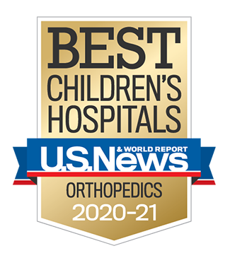 US News orthopedics badge