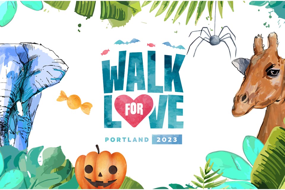 Walk For LOVE Portland 2023 banner