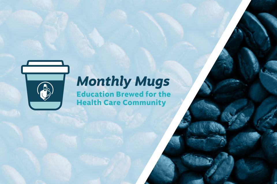 monthly mugs logo, coffee beans