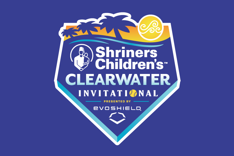Logotipo de Shriners Children's Clearwater Invitational, presentado por EvoShield