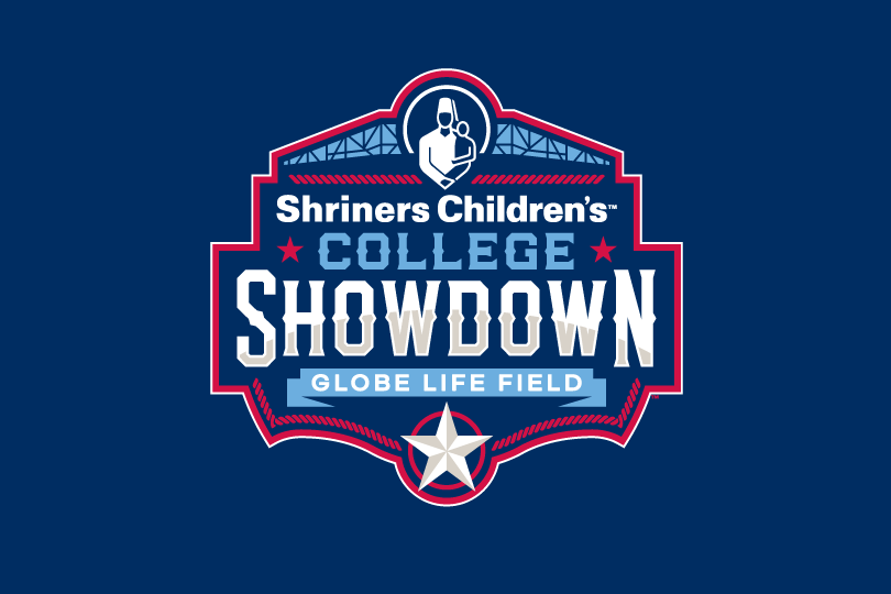 Logotipo de Shriners Children's College Showdown Globe Life Field