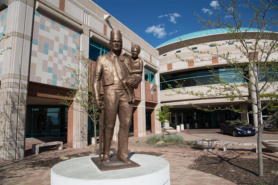 La statue du messager silencieux de Salt Lake City