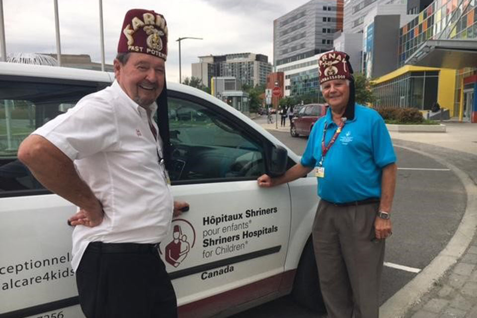 two Shriner drivers