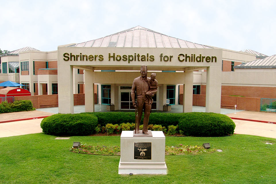 El frente del hospital Shreveport