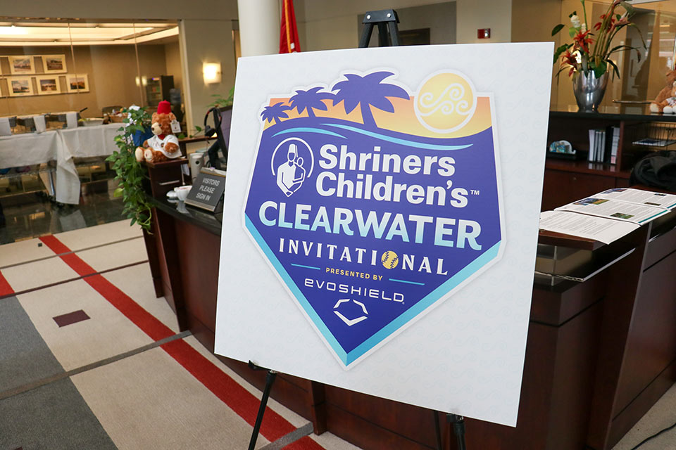 Clearwater Invitational logo on display