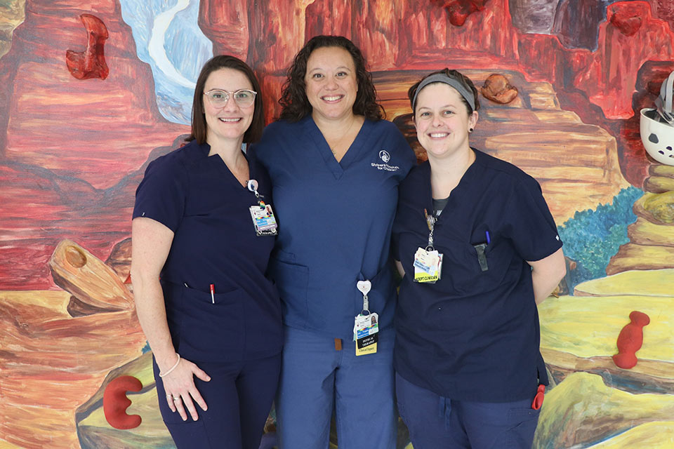 three female physical therapists