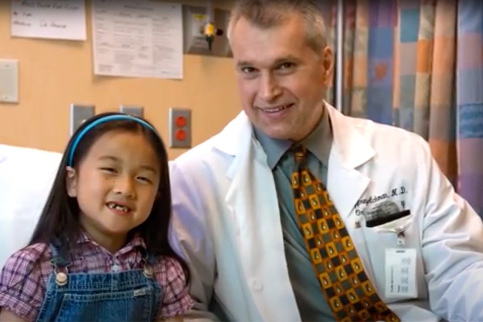 Dr. Ackman with patient
