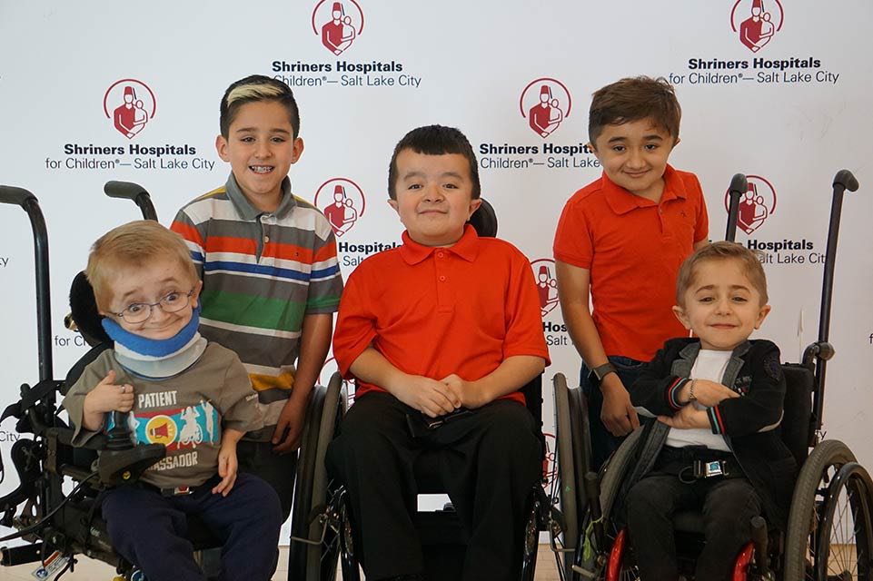 Five Shriners Children's Patient Ambassadors